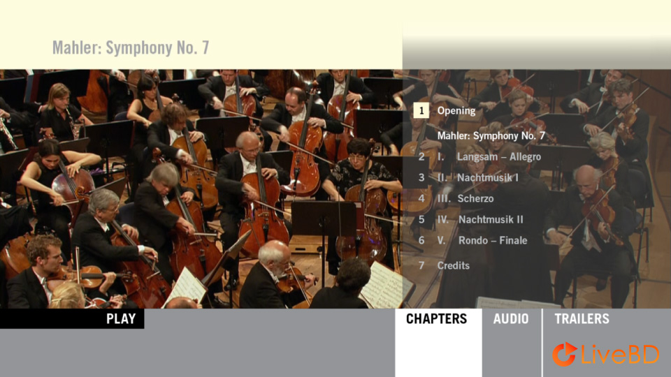 Claudio Abbado & Lucerne Festival Orchestra – Mahler Symphonies 1-7 (4BD) (2011) BD蓝光原盘 136.1G_Blu-ray_BDMV_BDISO_7
