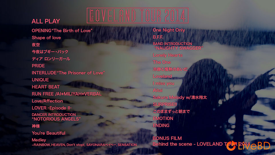 加藤ミリヤ Loveland Tour 2014 (2015) BD蓝光原盘 44.2G_Blu-ray_BDMV_BDISO_1