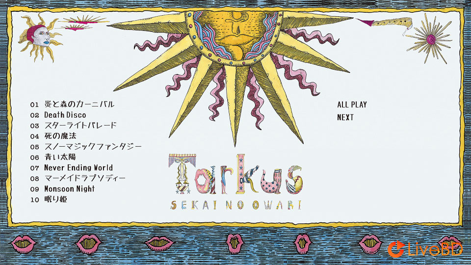 SEKAI NO OWARI Tarkus (2018) BD蓝光原盘 45.1G_Blu-ray_BDMV_BDISO_1