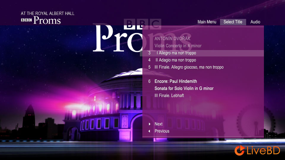 David Zinman & Julia Fischer – BBC Proms At The Royal Albert Hall (2015) BD蓝光原盘 21.5G_Blu-ray_BDMV_BDISO_1