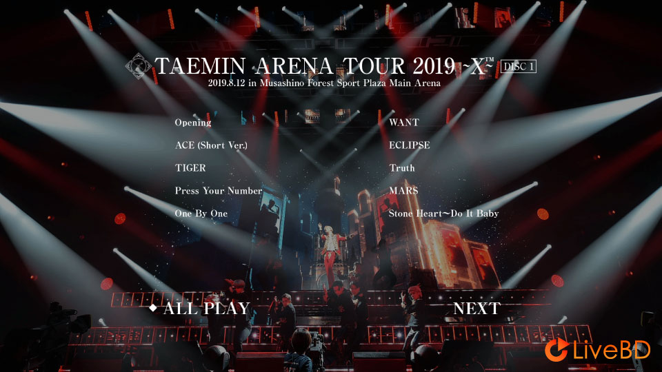 TAEMIN 泰民 ARENA TOUR 2019～XTM～(2BD) (2019) BD蓝光原盘 62.5G_Blu-ray_BDMV_BDISO_1