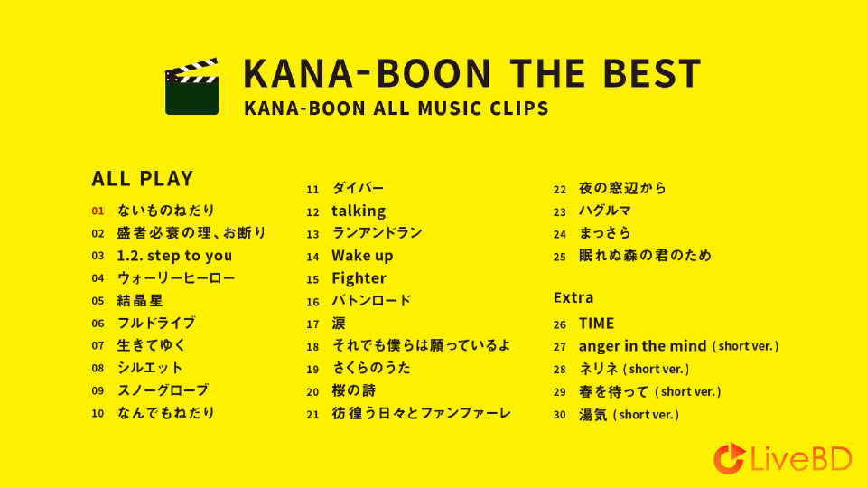 KANA-BOON THE BEST [初回生産限定盤] (2020) BD蓝光原盘 40.2G_Blu-ray_BDMV_BDISO_1