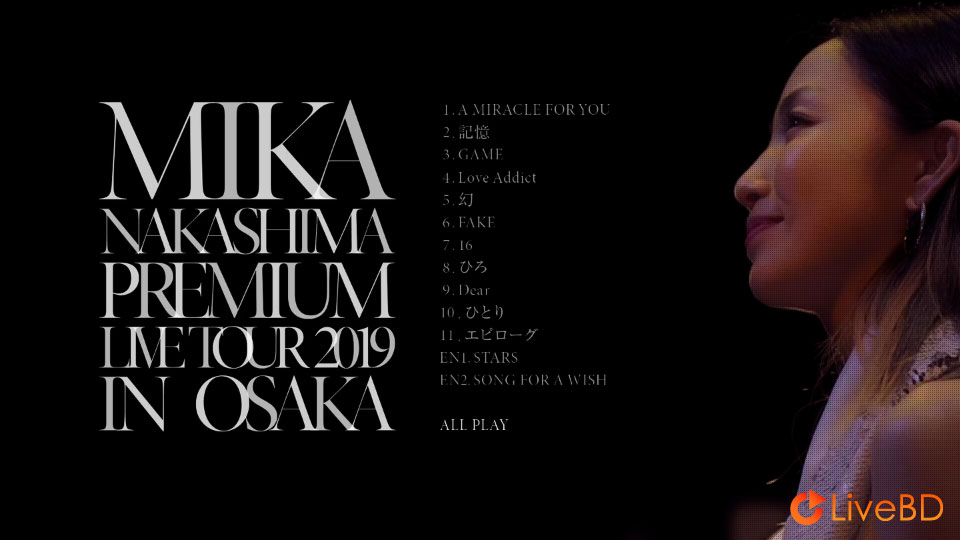中島美嘉 MIKA NAKASHIMA PREMIUM LIVE TOUR 2019 IN OSAKA (2020) BD蓝光原盘 22.3G_Blu-ray_BDMV_BDISO_1
