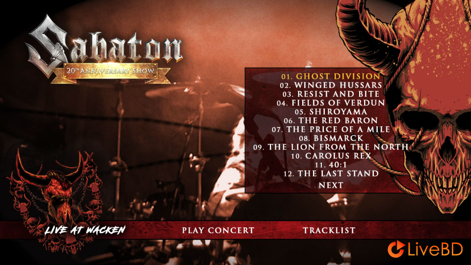 Sabaton – The Great Show / 20th Anniversary Show (2BD) (2021) BD蓝光原盘 43.6G_Blu-ray_BDMV_BDISO_1