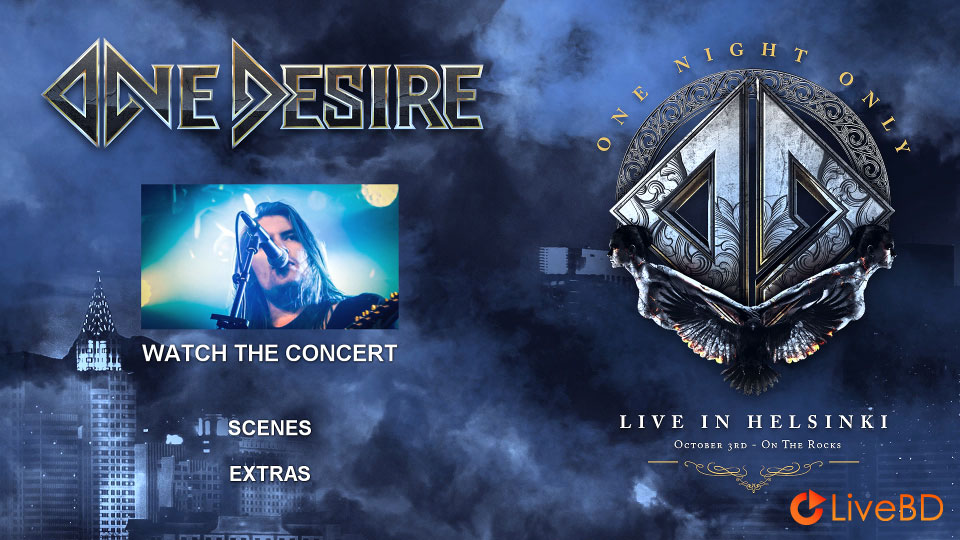 One Desire – One Night Only Live In Helsinki (2021) BD蓝光原盘 18.1G_Blu-ray_BDMV_BDISO_1