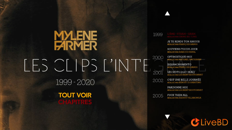 Mylene Farmer – Les Clips L′ integrale 1999-2020 (2021) BD蓝光原盘 38.4G_Blu-ray_BDMV_BDISO_1