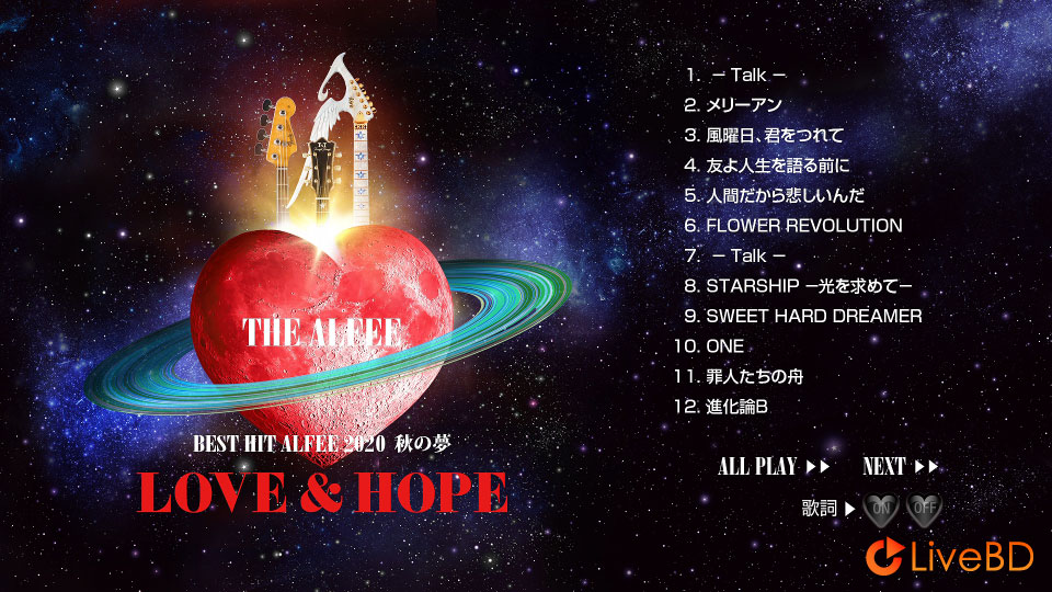 THE ALFEE BEST HIT ALFEE 2020-2021 LOVE & HOPE 秋の夢 冬の夢 (2BD) (2021) BD蓝光原盘 65.1G_Blu-ray_BDMV_BDISO_1