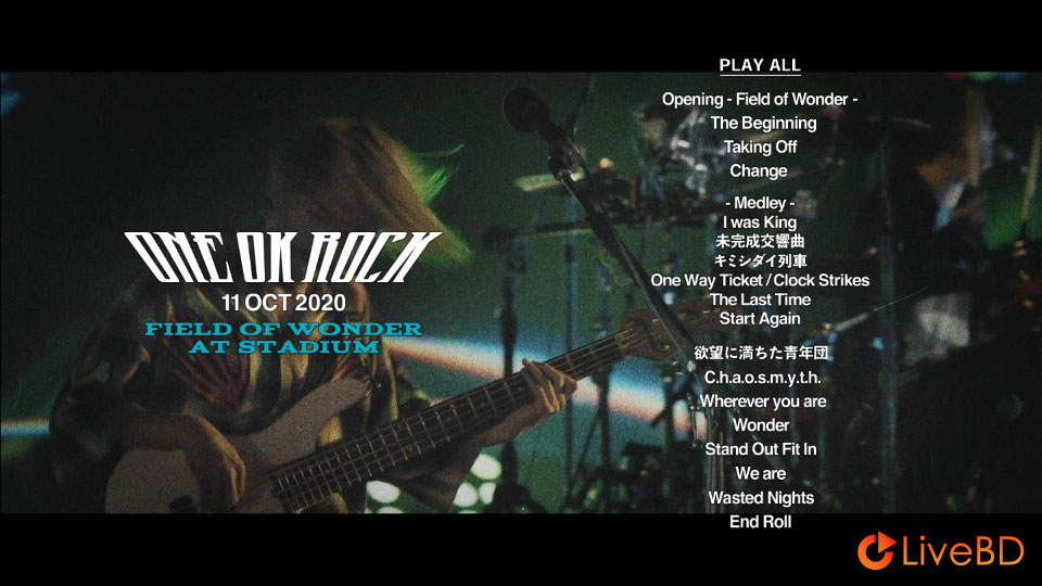 ONE OK ROCK 2020 Field of Wonder at Stadium (2021) BD蓝光原盘 28.6G_Blu-ray_BDMV_BDISO_1