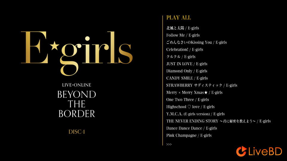 E-girls LIVE x ONLINE BEYOND THE BORDER (3BD) (2021) BD蓝光原盘 51.6G_Blu-ray_BDMV_BDISO_1