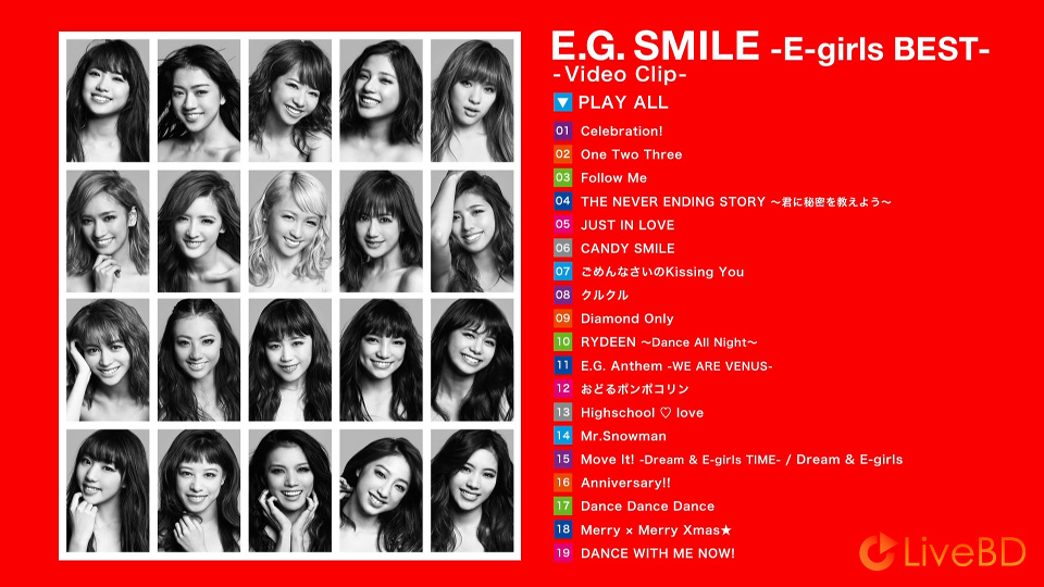 E-girls E.G. SMILE E-girls BEST [初回生産限定盤] (3BD) (2016) BD蓝光原盘 88.1G_Blu-ray_BDMV_BDISO_1