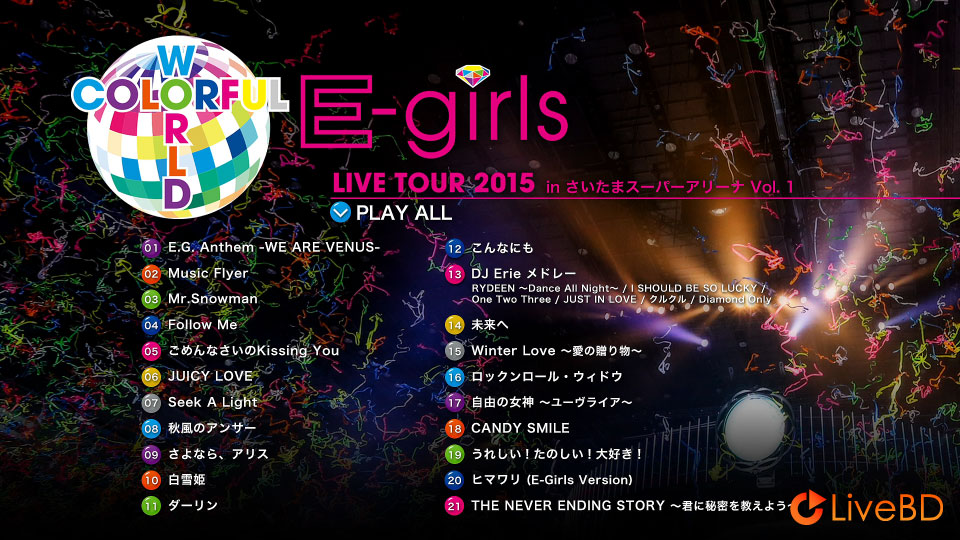 E-girls E.G. SMILE E-girls BEST [初回生産限定盤] (3BD) (2016) BD蓝光原盘 88.1G_Blu-ray_BDMV_BDISO_3