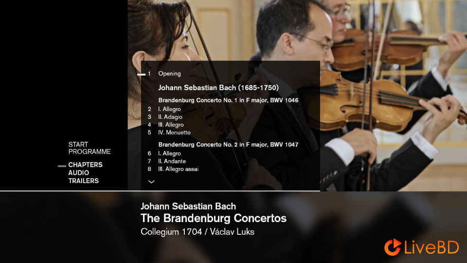 Vaclav Luks & Collegium 1704 – J. S. Bach Brandenburg Concertos (2022) BD蓝光原盘 21.8G_Blu-ray_BDMV_BDISO_1