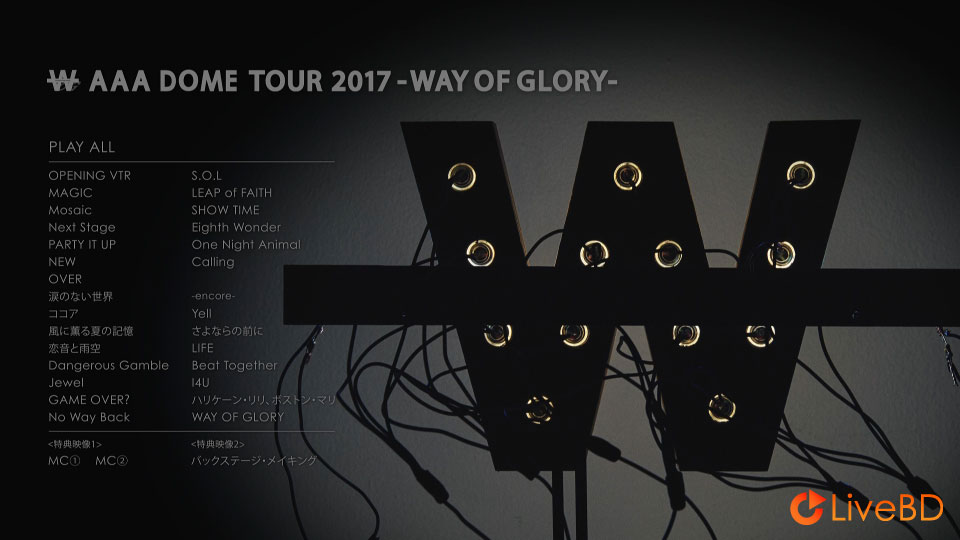 AAA DOME TOUR 2017 -WAY OF GLORY- [初回生産限定盤] (2018) BD蓝光原盘 42.1G_Blu-ray_BDMV_BDISO_1