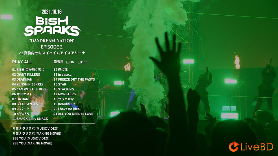 BiSH SPARKS EPiSODE 2“DAYDREAM NATiON”at 真駒内セキスイハイムアイスアリーナ(2022) BD蓝光原盘 39.6G_Blu-ray_BDMV_BDISO_1