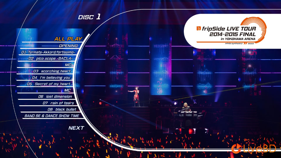 fripSide LIVE TOUR 2014-2015 FINAL in YOKOHAMA ARENA [初回限定盤] (3BD) (2015) BD蓝光原盘 78.1G_Blu-ray_BDMV_BDISO_1