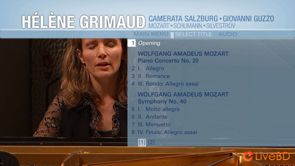 Helene Grimaud, Camerata Salzburg & Giovanni Guzzo – Mozart, Schumann, Silvestrov (2023) BD蓝光原盘 28.8G_Blu-ray_BDMV_BDISO_1